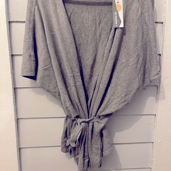 NO NASTIES - Mist Relaxed Cardigan one size - Picture 2 of 4